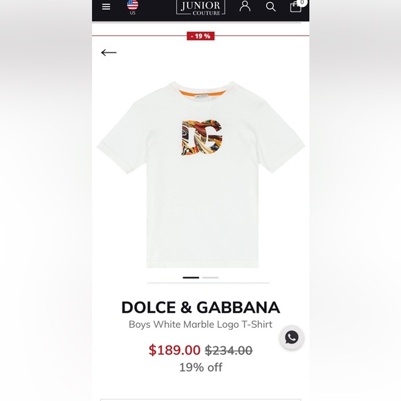 Dolce & gabbana t-shirt 12-18 months - Picture 4 of 4